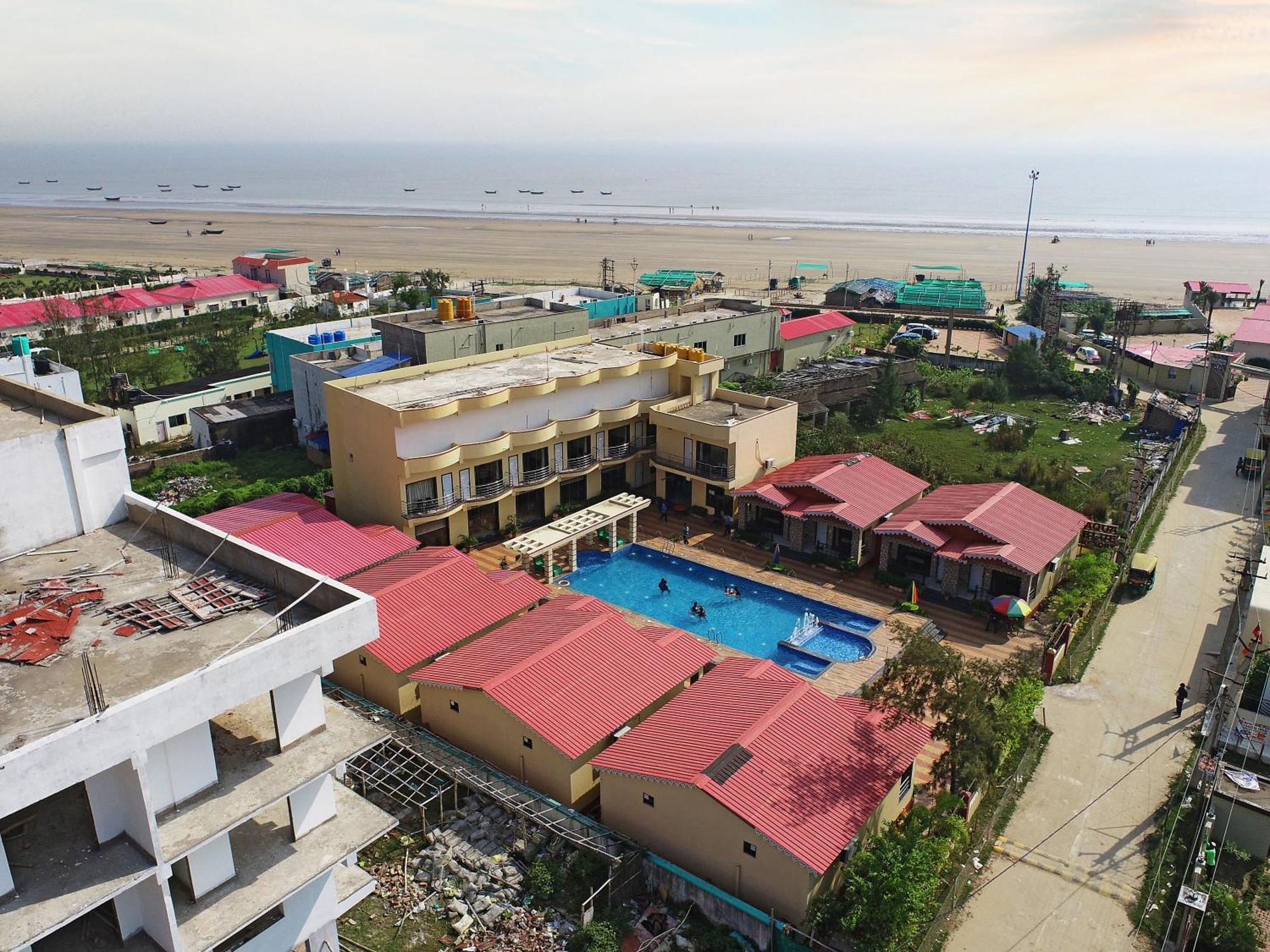 Aqua Blue Resort Private Limited Mandarmani Esterno foto